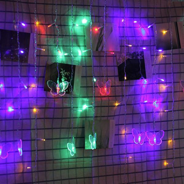 Fio de Luzes com 48 LEDs de Borboleta WingedGlow
