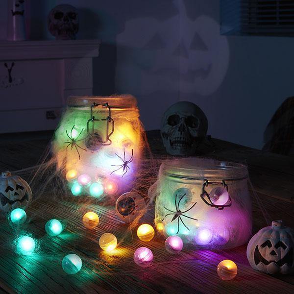 10 Pcs Luzes LED de Fadas do Dia das Bruxas