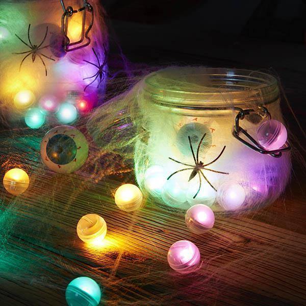 10 Pcs Luzes LED de Fadas do Dia das Bruxas