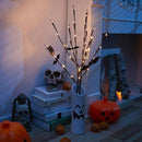 2 Conjuntos de Luzes LED em Galho para o Dia das Bruxas