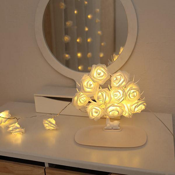 Cordão de Rosas Pisca-Pisca - Rose Lights