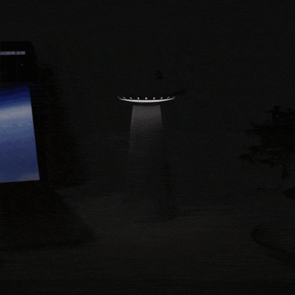 Lâmpada de luz Noturna UFO LED - Alien Light