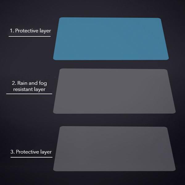 2 Pcs Filme Resistente à Chuva e Nevoeiro