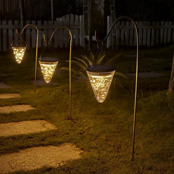 Luz Solar de Fio de Cobre em Cone - CopperCone Light