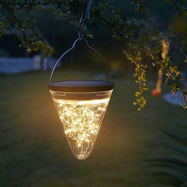 Luz Solar de Fio de Cobre em Cone - CopperCone Light