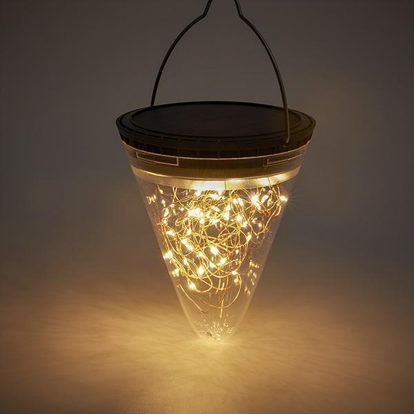 Luz Solar de Fio de Cobre em Cone - CopperCone Light