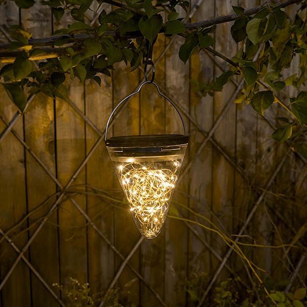 Luz Solar de Fio de Cobre em Cone - CopperCone Light