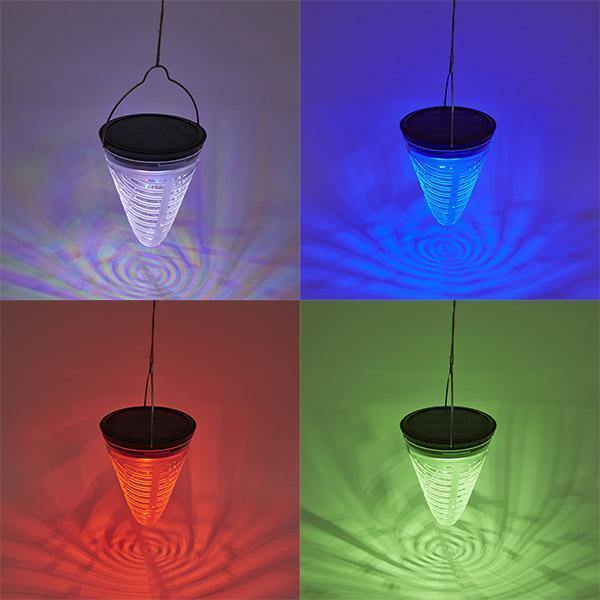 2 em 1 Luzes de Parede e de Paisagem Movidas à Energia Solar