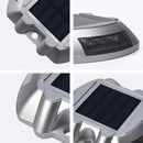 2 peças de Luzes LED Resistentes para Entrada de Automóveis à Energia Solar