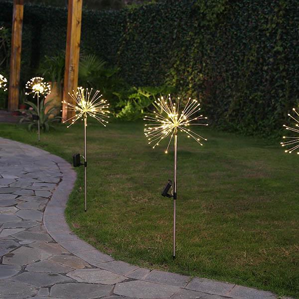 Estaca de Jardim de Fogos de Artifício LED