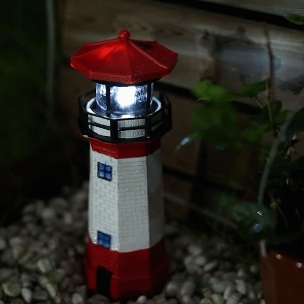 Farol LED Movido à Energia Solar