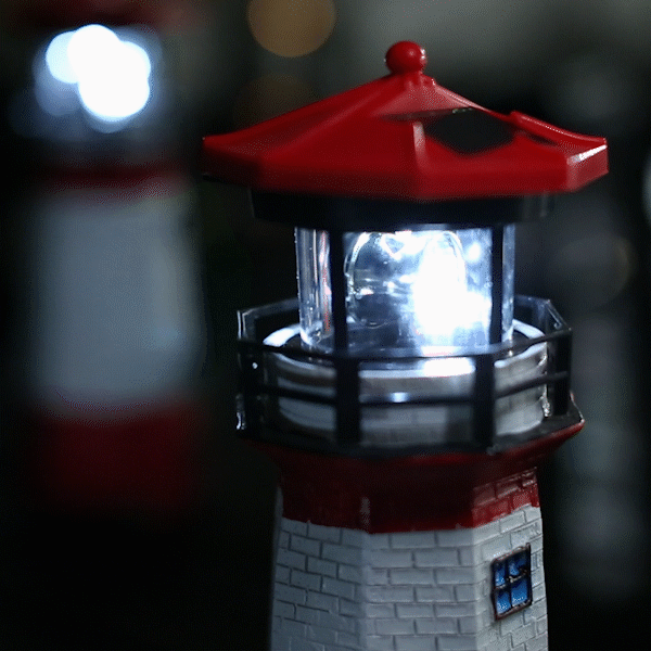 Farol LED Movido à Energia Solar