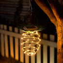 Luz LED de Abacaxi à Energia Solar - Radiância Tropical