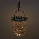 Luz LED de Abacaxi à Energia Solar - Radiância Tropical