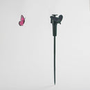 Decoração de Jardim Giratória Movida à Energia Solar Borboleta e Pássaro