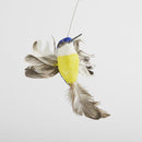 Decoração de Jardim Giratória Movida à Energia Solar Borboleta e Pássaro