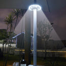 Luminaria com 28 LEDs e 3 Modos de Iluminação para Guarda-Sol