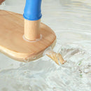 Barco de Madeira e Balão de Brinquedo para Piscina