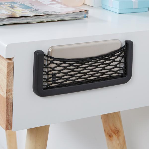 Kit com 4 Peças de Bolso Ultra Fino Porta Objetos para Porta de Carro