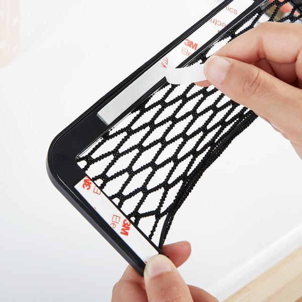 Kit com 4 Peças de Bolso Ultra Fino Porta Objetos para Porta de Carro