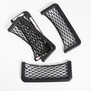 Kit com 4 Peças de Bolso Ultra Fino Porta Objetos para Porta de Carro