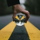 Bola Decorativa de Cristal Translúcida