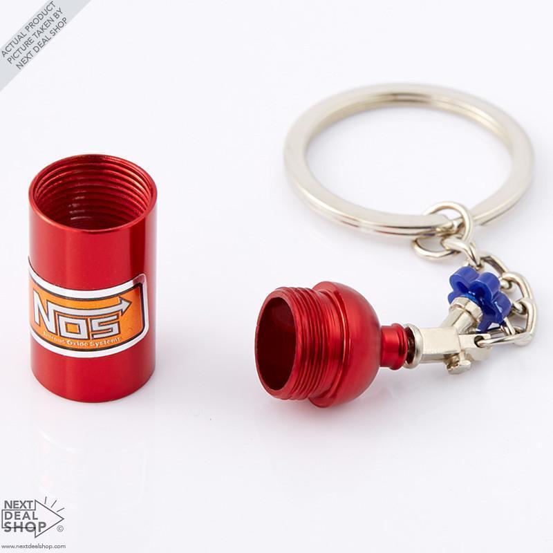 Chaveiro com Mini Frasco de Óxido Nitroso - Presente Único para Amantes de Carros!