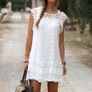 Vestido Curto Renda Boho - Summer Elegance