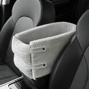 Cadeirinha Pet de Carro Portátil em Algodão para Cachorros e Gatos Cão-Cuidado