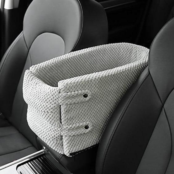 Cadeirinha Pet de Carro Portátil em Algodão para Cachorros e Gatos Cão-Cuidado