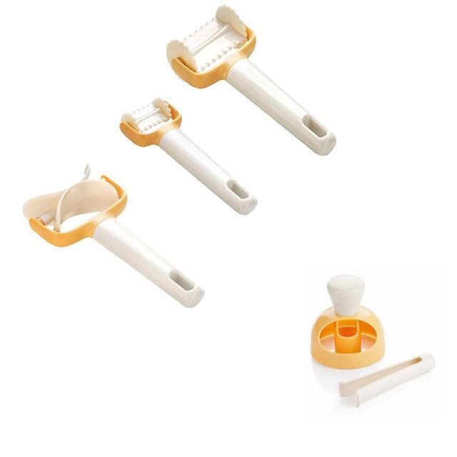 Kit de Rolinhos de Massa Super Chef (3 peças) - Dough Roller Kit