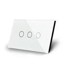Smart Interruptor Wifi Touch Screen Wallpad 3 Teclas - Retangular
