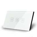 Smart Interruptor Wifi Touch Screen Wallpad 3 Teclas - Retangular