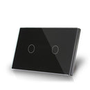 Smart Interruptor Wifi Touch Screen Wallpad 2 Teclas - Retangular