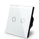 Smart Interruptor Wifi Touch Screen Wallpad 2 Teclas - Quadrado