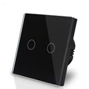 Smart Interruptor Wifi Touch Screen Wallpad 2 Teclas - Quadrado