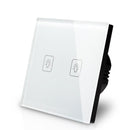 Smart Interruptor Wifi Touch Screen Wallpad 2 Teclas - Quadrado