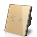 Smart Interruptor Wifi Touch Screen Wallpad 2 Teclas - Quadrado