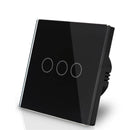 Smart Interruptor Wifi Touch Screen Wallpad 3 Teclas - Quadrado