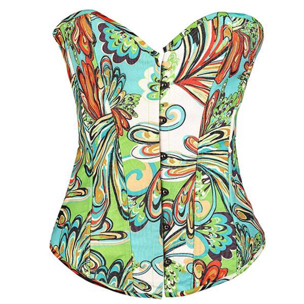 Conjunto Corset Estiloso de Borboletas