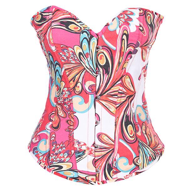 Conjunto Corset Estiloso de Borboletas