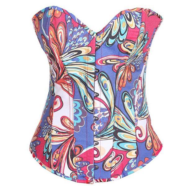 Conjunto Corset Estiloso de Borboletas