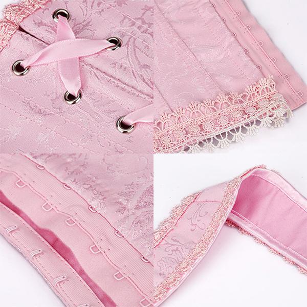 Conjunto Corset Rendado Ajustável