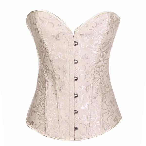 Corset Bordado com Botões - DivineLace