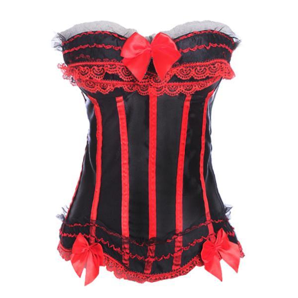 Corset Com Rendas Ajustável