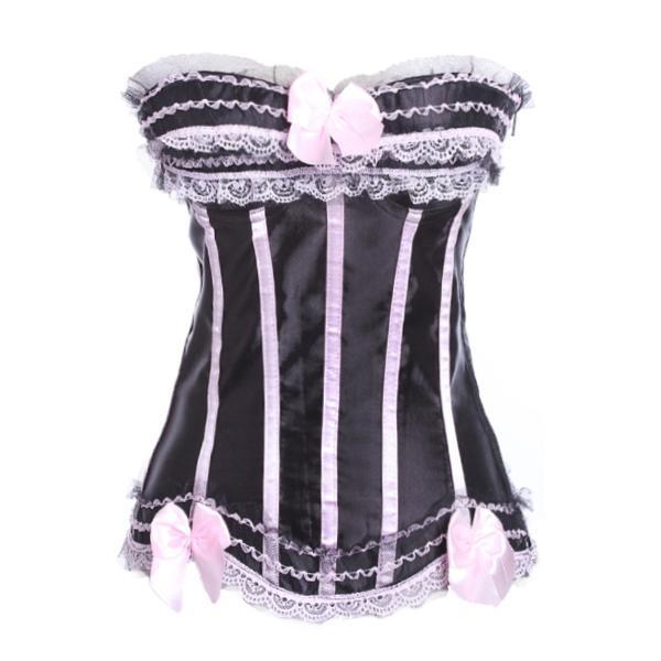 Corset Com Rendas Ajustável