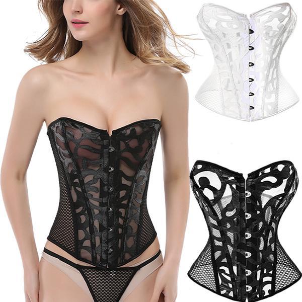 Corset Rendado e Transparente
