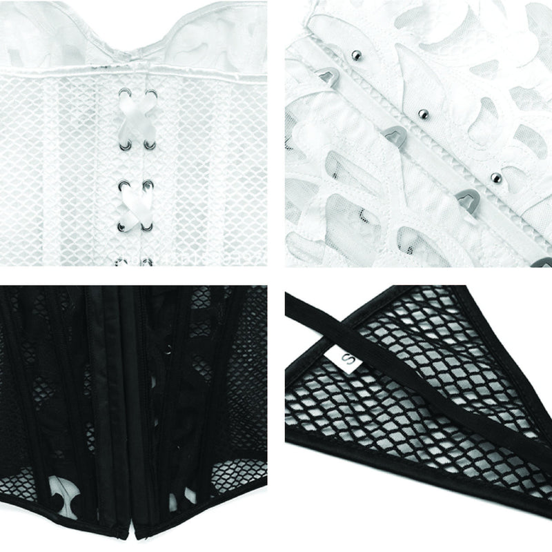 Corset Rendado e Transparente