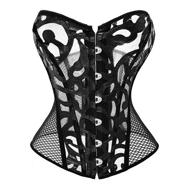 Corset Rendado e Transparente