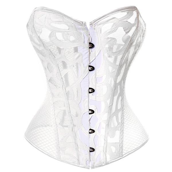 Corset Rendado e Transparente
